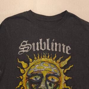 Sublime Band Short Sleeve Crew Neck Graphic T Shirt Mens Size Medium M Black